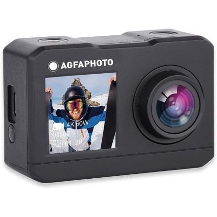 Cámara Digital Deportiva AgfaPhoto AC7000 2.7K/ 16MP/ Ángulo de visión 120ş/ Gris