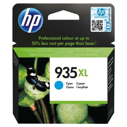 Cartucho de Tinta Original HP nş935 XL Alta Capacidad/ Cian