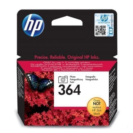 Cartucho de Tinta Original HP nş364/ Negro Fotográfico