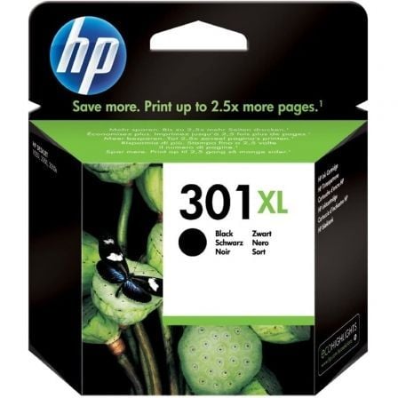 Cartucho de Tinta Original HP nş301 XL Alta Capacidad/ Negro