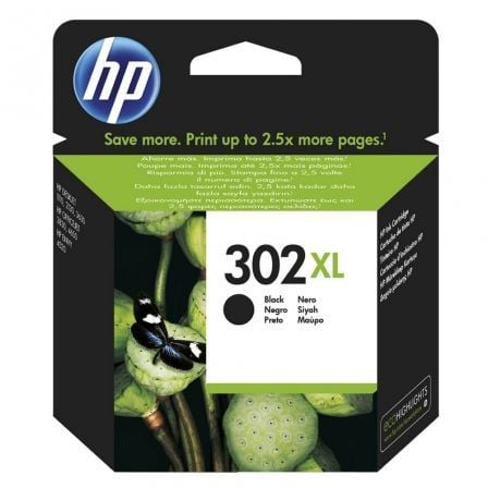 Cartucho de Tinta Original HP nş302 XL Alta Capacidad/ Negro