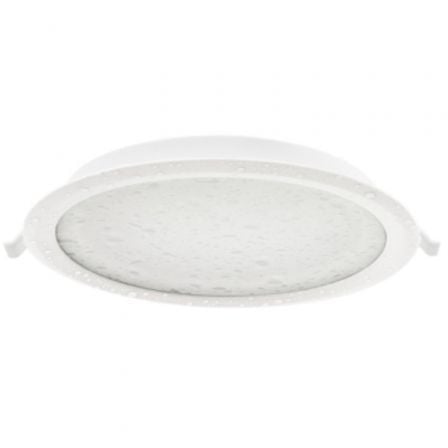 Downlight Iglux IG-54-18W-F/ Circular/ Ř225 x 29.5mm/ Potencia 18W/ 1720 Lúmenes/ 6000şK/ Blanco