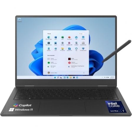Portátil Convertible LG Gram Pro 16T90TP-K AP88B Intel Core Ultra 7-255H/ 32GB/ 1TB SSD/ 16" Táctil/ Win11 Pro