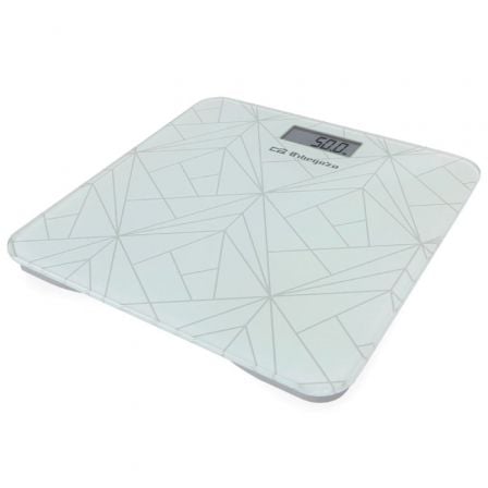 Báscula de Bańo Orbegozo PB-2218 A/ Hasta 180kg/ Blanca