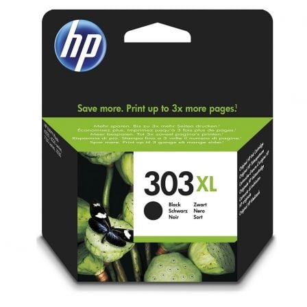 Cartucho de Tinta Original HP nş303 XL Alta Capacidad/ Negro