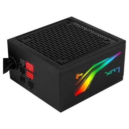 Fuente de Alimentacion Aerocool LUX RGB 550M/ 550W/ Ventilador 12cm/ 80 Plus Bronze