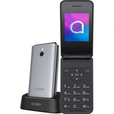 Telefono Movil Alcatel 3082X Plata Metalico