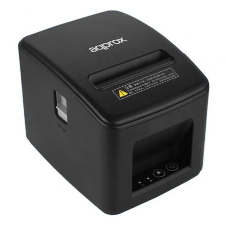 Impresora de Tickets Approx appPOS80AM-USB/ Termica/ Ancho papel 80mm/ USB-RJ11/ Negra