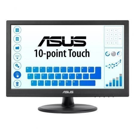 Monitor Profesional Tactil Asus VT168HR 15.6p/ WXGA/ Negro