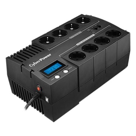 SAI Linea Interactiva Cyberpower BR1000ELCD/ 1000VA-600W/ 8 Salidas/ Formato Bloque