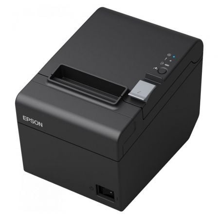 Impresora de Tickets Epson TM-T20III/ Termica/ Ancho papel 80mm/ USB-RS232/ Negra