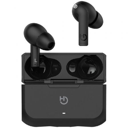 Auriculares Bluetooth Hiditec Fenix TWS con estuche de carga/ Autonomia 6h/ Negros