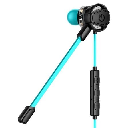 Auriculares Gaming con Microfono Hiditec Taiko/ Jack 3.5/ Azules