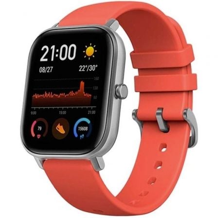 Smartwatch Huami Amazfit GTS/ Notificaciones/ Frecuencia Cardiaca/ GPS/ Rojo