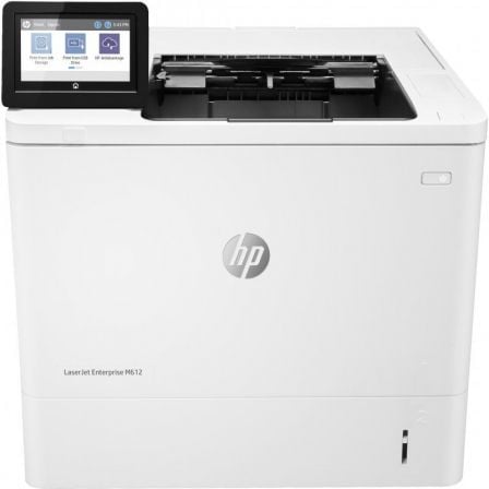 Impresora Laser Monocromo HP Laserjet Enterprise M612DN Duplex/ Blanca