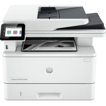 Multifuncion Laser Monocromo HP Laserjet Pro 4102FDN Fax/ Duplex/ Blanca