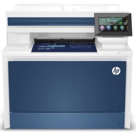 Multifuncion Laser Color HP LaserJet Pro 4302fdw/ WiFi/ Fax/ Duplex/ Blanca y Azul