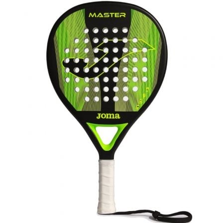 Pala de Padel Joma Master/ Negro y Verde Fluor