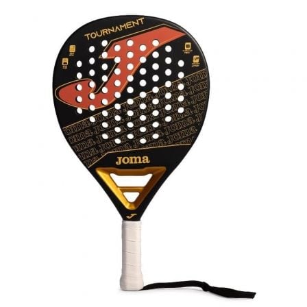 Pala de Padel Joma Tournament/ Negro Oro y Roja