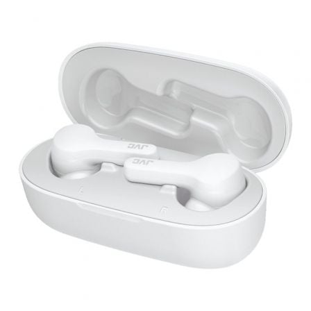 Auriculares Bluetooth JVC HA-A8T con estuche de carga/ Autonomia 6h/ Blancos