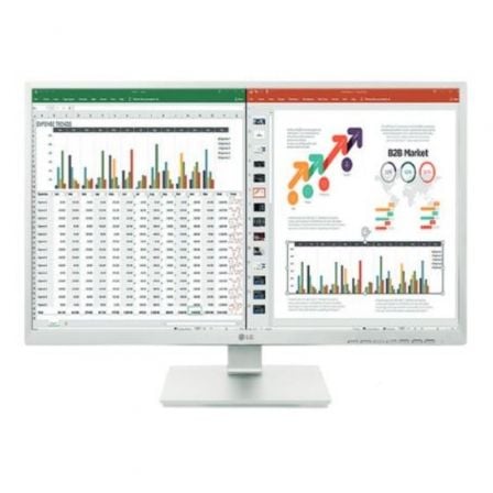 Monitor Profesional LG 27BK55YP-W 27p/ Full HD/ Multimedia/ Blanco