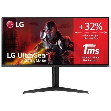 Monitor Gaming Ultrapanoramico LG 34WP65G-B 34p/ WFHD/ 1ms/ 75Hz/ IPS/ Negro