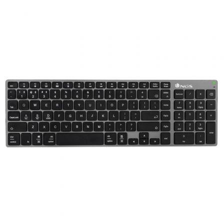 Teclado Inalambrico por Bluetooth NGS Fortune-BT/ Gris