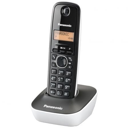 Telefono Inalambrico Panasonic KX-TG1611/ Negro y Blanco