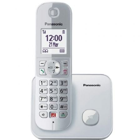 Telefono Inalambrico Panasonic KX-TG6851SP/ Plata