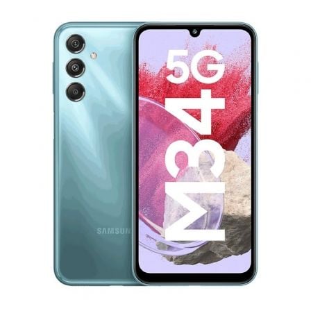 Smartphone Samsung Galaxy M34 6GB/ 128GB/ 6.5p/ 5G/ Azul Claro