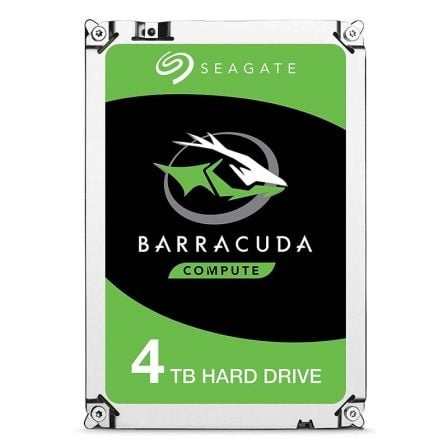 Disco Duro Seagate BarraCuda 4TB/ 3.5p/ SATA III/ 256MB