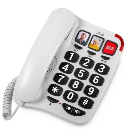 Telefono SPC Confort Numbers 2/ Blanco