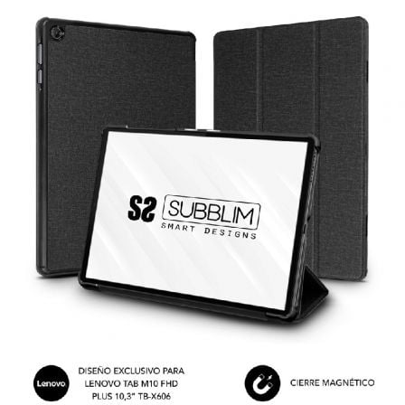 Funda Subblim Shock Case CST-5SC110 para Tablet Lenovo M10 FHD Plus TB-X606 de 10.3p/ Negra