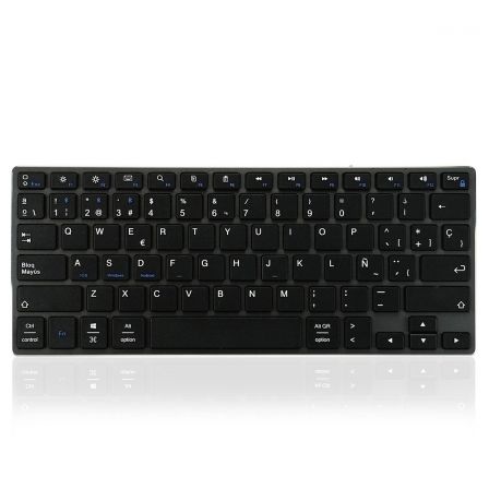 Teclado Compacto Inalambrico por Bluetooth Subblim Advance Compact/ Gris