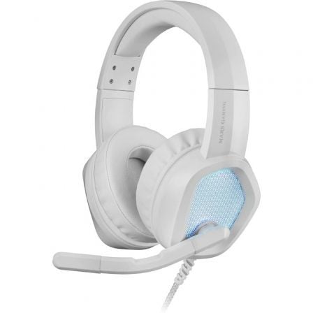 Auriculares Gaming con Microfono Mars Gaming MH320/ Jack 3.5/ Blancos