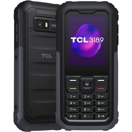 Telefono Movil Ruggerizado TCL 3189/ Gris