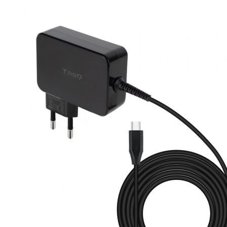 Cargador de Portatil TooQ TQLC-USBCGAN90PD USB Tipo-C/ 90W/ Automatico/ Voltaje 5-20V