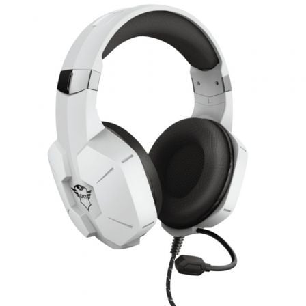Auriculares Gaming con Microfono Trust Gaming GXT 323W Carus/ Jack 3.5/ Blancos