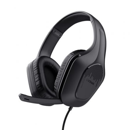 Auriculares Gaming con Microfono Trust Gaming GXT 415 Zirox/ Jack 3.5/ Negros