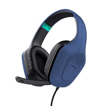 Auriculares Gaming con Microfono Trust Gaming GXT 415 Zirox/ Jack 3.5/ Azules