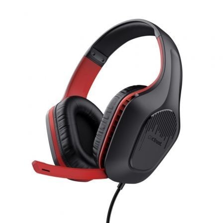 Auriculares Gaming con Microfono Trust Gaming GXT 415 Zirox Nintendo Switch/ Jack 3.5/ Rojos