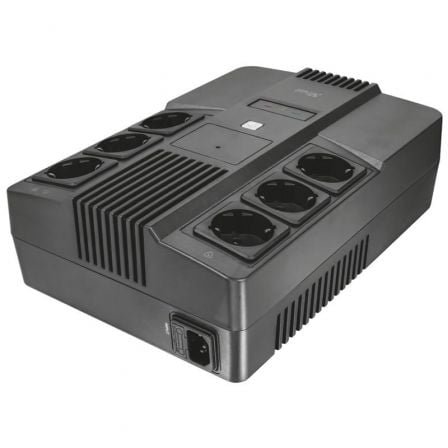 SAI Linea Interactiva Trust Maxxon/ 800VA/ 6 Salidas/ Formato Bloque