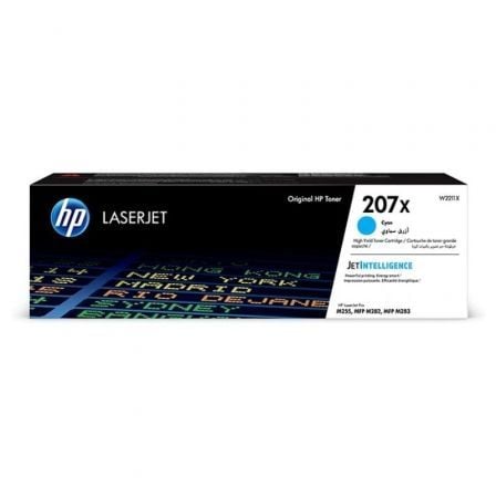 Toner Original HP nº207X XL Alta Capacidad/ Cian