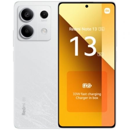 Smartphone Xiaomi Redmi Note 13 6GB/ 128GB/ 6.67p/ 5G/ Blanco