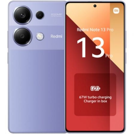 Smartphone Xiaomi Redmi Note 13 Pro NFC 12GB/ 512GB/ 6.67p/ Purpura