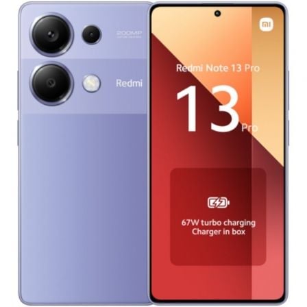 Smartphone Xiaomi Redmi Note 13 Pro NFC 8GB/ 256GB/ 6.67p/ Purpura