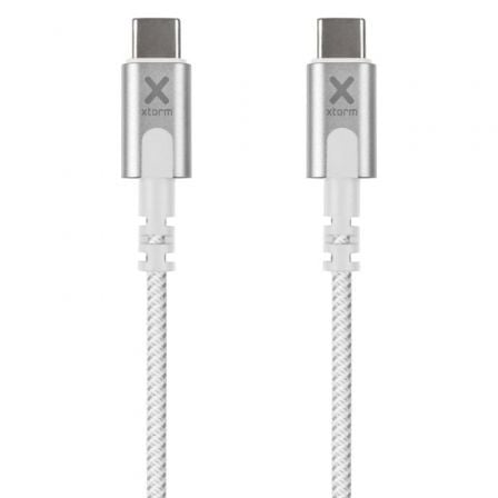 Cable USB Tipo-C Xtorm CX2070 100W/ USB Tipo-C Macho - USB Tipo-C Macho/ 1m/ Blanco
