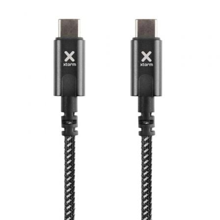 Cable USB Tipo-C Xtorm CX2071 100W/ USB Tipo-C Macho - USB Tipo-C Macho/ 1m/ Negro