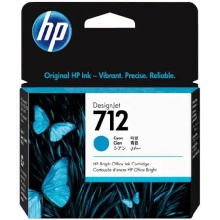 Cartucho de Tinta Original HP nş712/ Cian