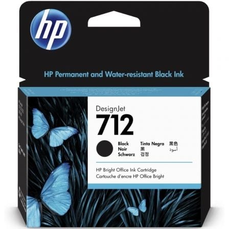 Cartucho de Tinta Original HP nş712/ Negro